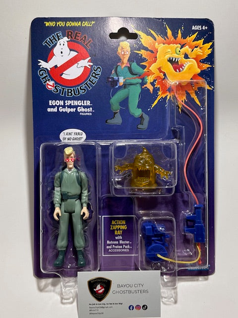 Ghostbusters Kenner Classics Egon Spengler and Gulper Ghost Retro Action Figure Toy with Accessories