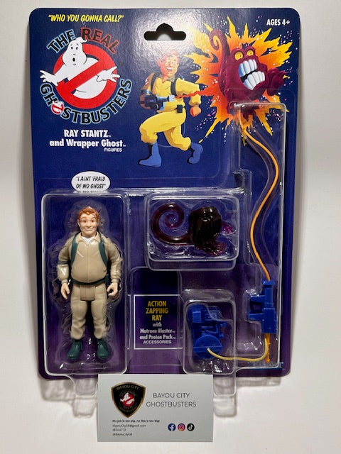 Ghostbusters Kenner Classics Ray Stanz and Wrapper Ghost Retro Action Figure Toy with Accessories