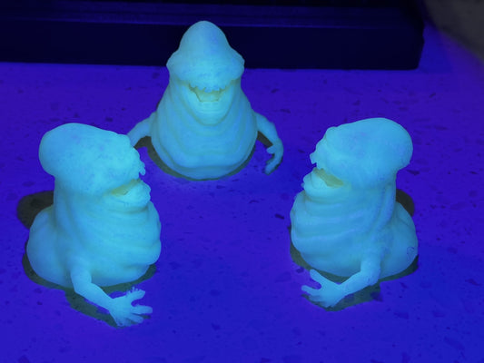 Glow in the Dark Slimer key chain